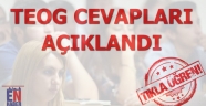 TEOG Cevapları Açıklandı