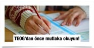 TEOG Sınavında Püf Noktalar