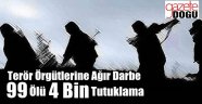 Terör Örgütlerine Ağır Darbe. 99 Ölü 4 Bin Tutuklama!