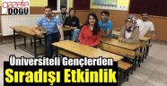 Üniversiteli Gençlerden Sıradışı Etkinlik