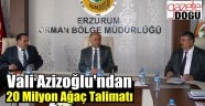 Vali Azizoğlu'ndan 20 Milyon Ağaç Talimatı