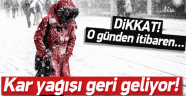 Yağışlar Geri Geliyor