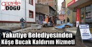 Yakutiye'den Köşe Bucak Kaldırım Hizmeti