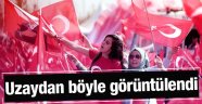 Yeni Kapı Mitinginin Uzaydan Görünümü