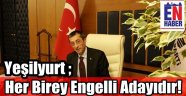 Yeşilyurt'tan Engelliler Haftası Mesajı