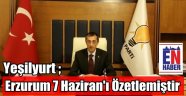 Yeşilyurt'tan Miting Teşekkürü