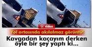 Yol Ortasına Harfiyat Döktü!