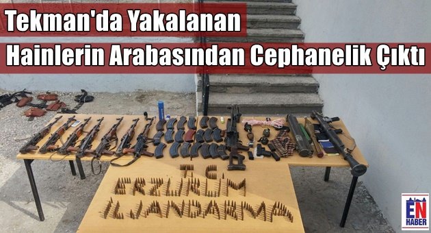 Arabadan Cephanelik Çıktı