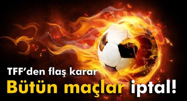 TFF'den Flaş Karar!