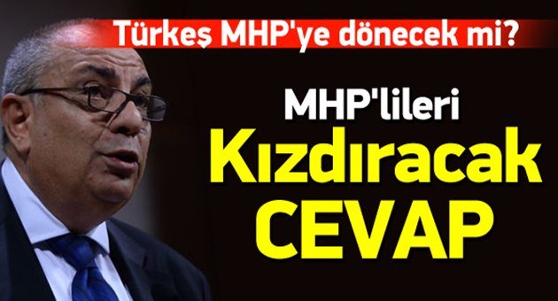 Türkeş MHP'ye Dönecek mi?