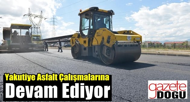 Yakutiye Asfalt Çalışmalarına Devam Ediyor