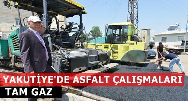 Yakutiye'nin Üst Yapı Mesaisi