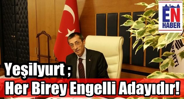 Yeşilyurt'tan Engelliler Haftası Mesajı