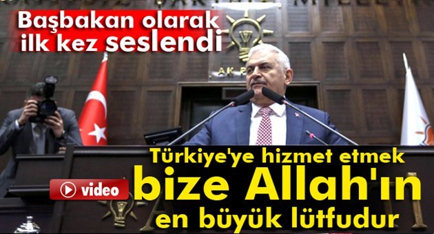 Yıldırım'ın Başbakan olarak İlk Konuşması